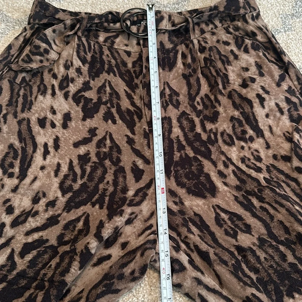 Leopard Print High Waist Wide Leg Trousers - Picture 7 of 7
